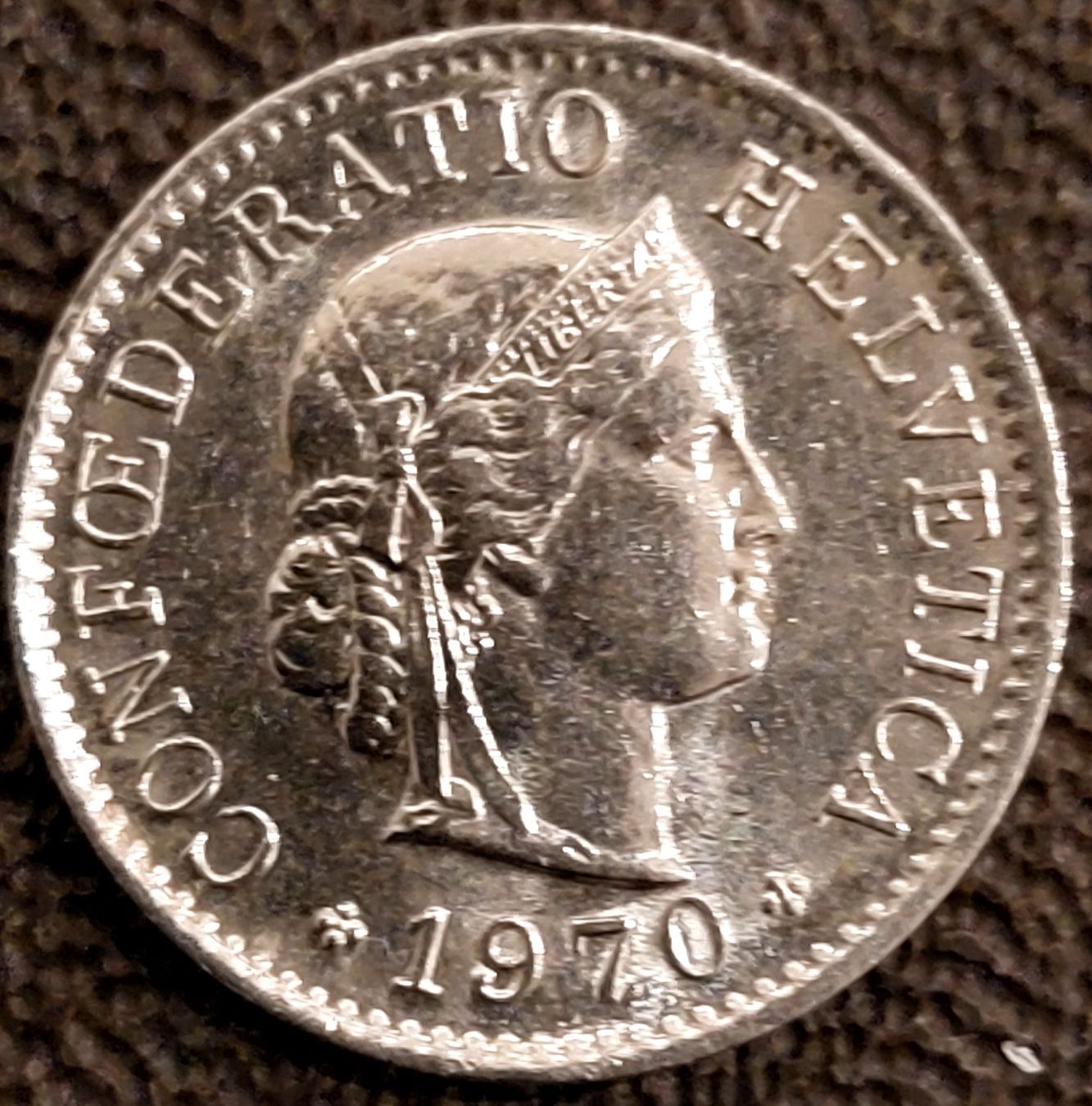 Tutti le monete: 5 Rappen 1970 – Usato da Arch venduto da coinsandmore