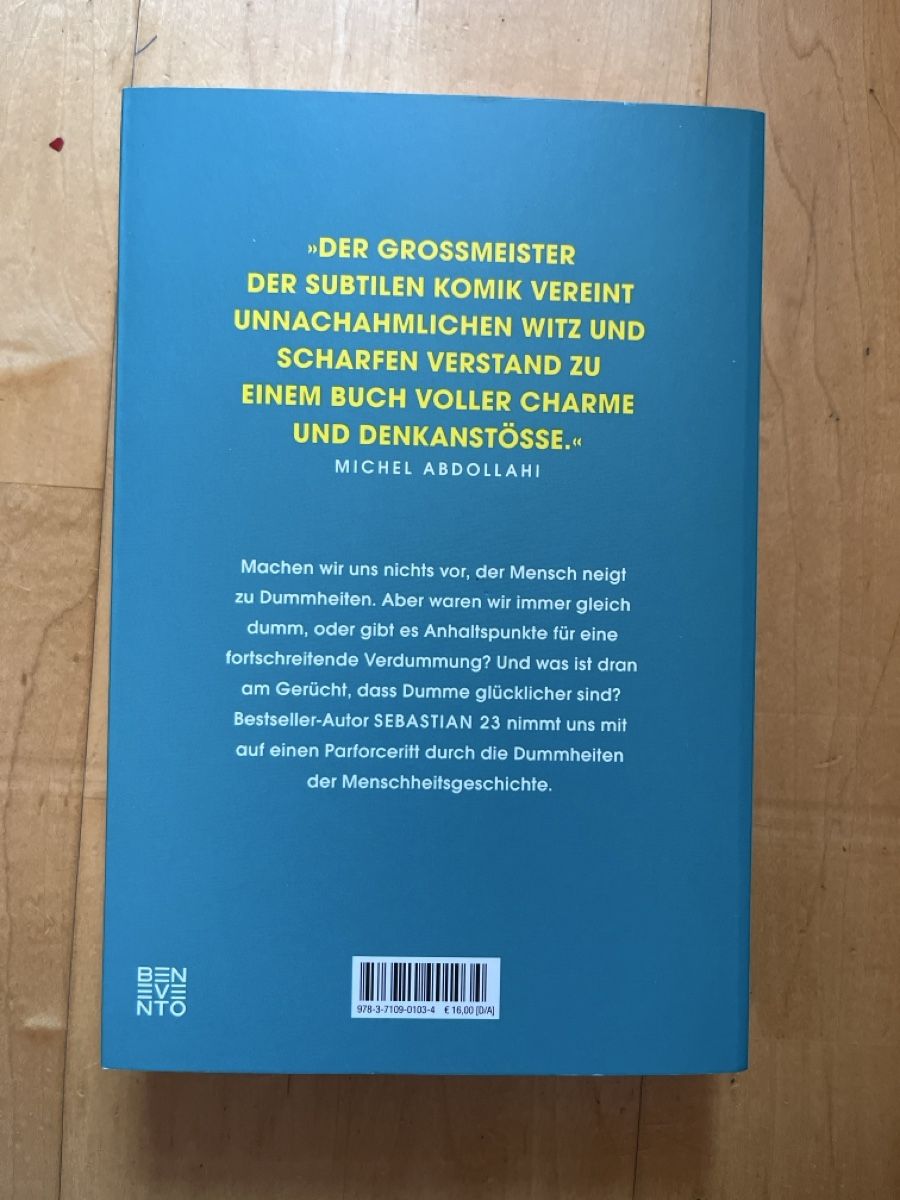 Libri: Sebastian 23 - Cogito, ergo dumm – Nuovo (secondo la descrizione) da Zürich venduto da Fusselduese 1