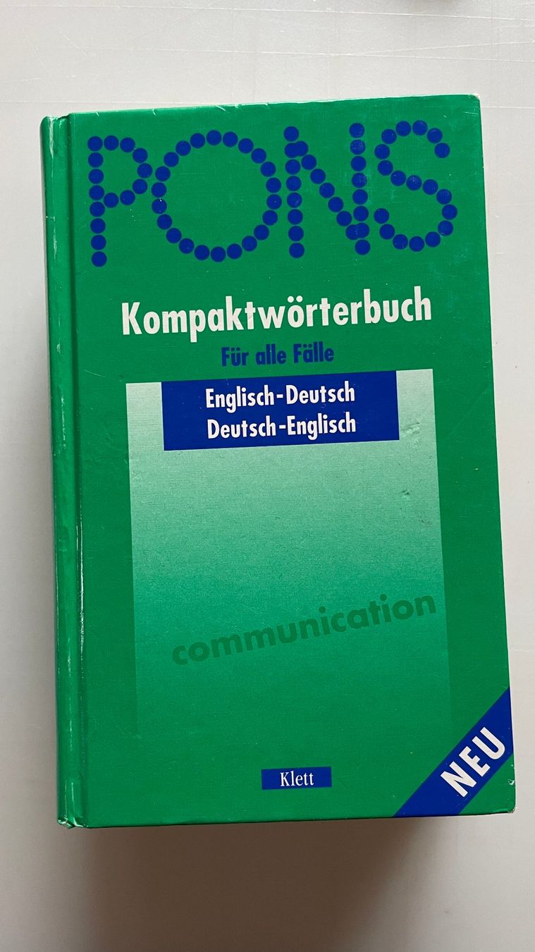 Libri: PONS Kompaktwörterbuch Englisch Deutsch – Usato da Glattfelden venduto da cybermaxx