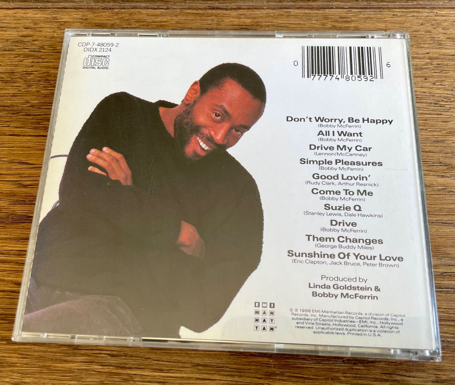 CD: Bobby McFerrin - Simple Pleasures - CD – Usato da Pontresina venduto da il-bain 1