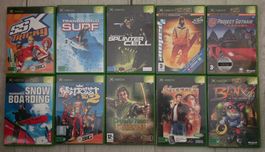 Lot de 10 Jeux Xbox - SSX, Splinter Cell, Shenmue, etc