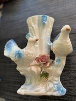 Vintage Keramik Vase mit Tauben