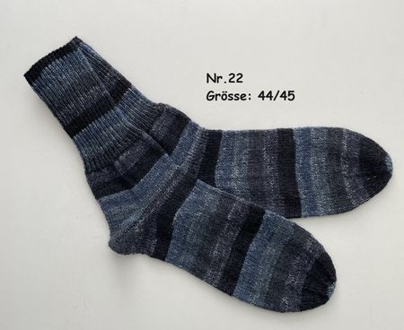 Socken handgestrickt  Gr.44/45   Nr.22