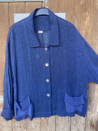 Bluse blau 