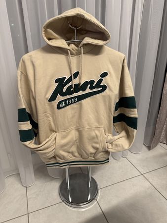 Stylischer Herren Hoodie Gr. L - Karl Kani beige grün