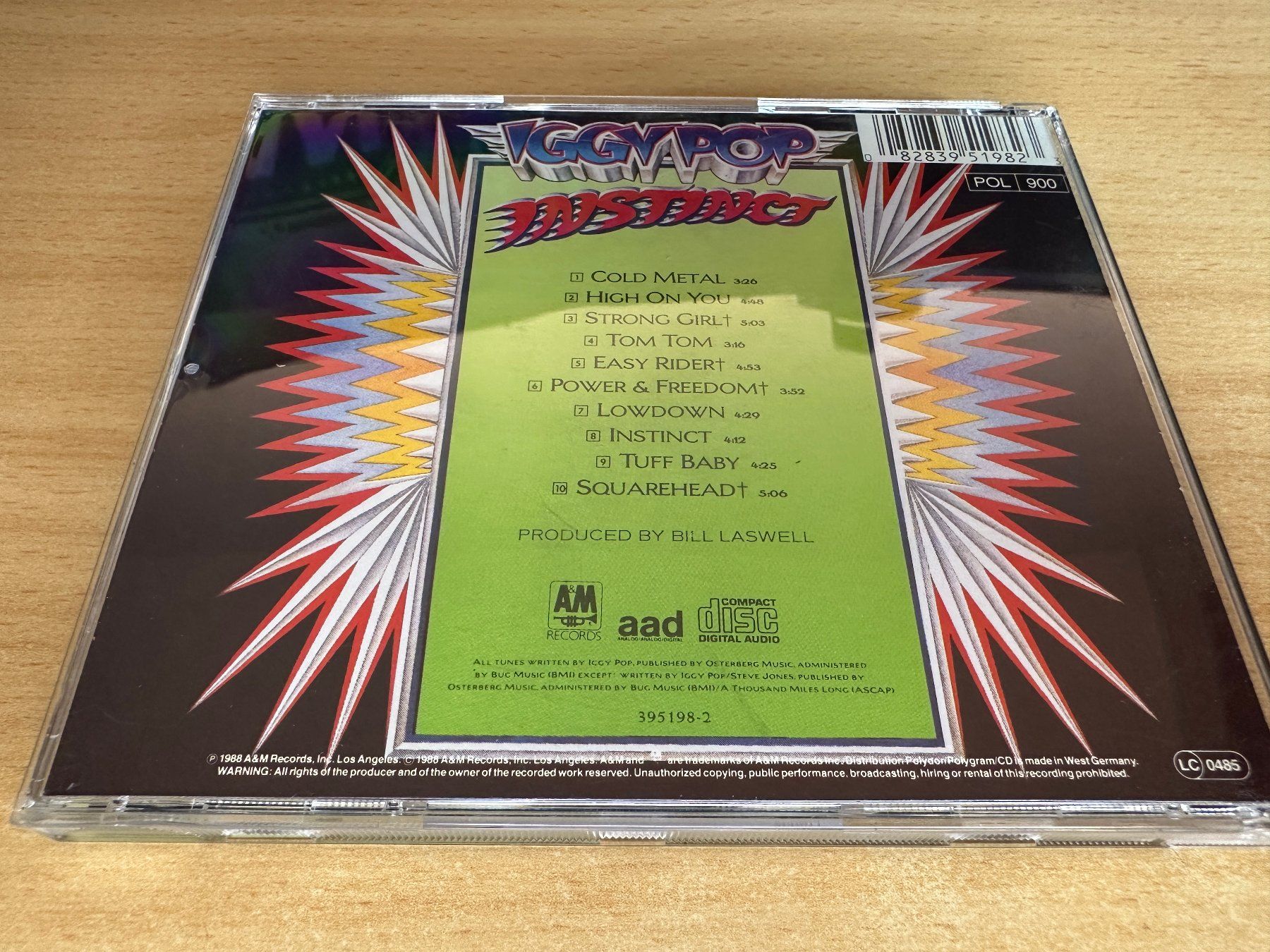 CD: Iggy Pop – Instinct – Usato da Rikon im Tösstal venduto da Alpenmutz 1
