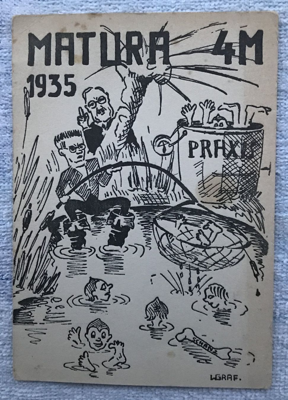 Ansichtskarten: ANSICHTSKARTE MATURA 1935 – Gebraucht aus Ostermundigen von wini63