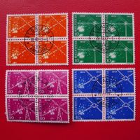 1952, Nr.309-312 (Nachrichtenwesen) v.St.Gallen VIERER, 70.-