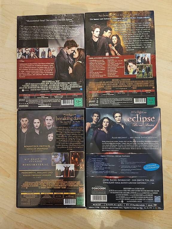 Alle DVDs: Twilight DVD's – Gebraucht aus Tägerig von Abendstern75 1