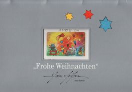 3 volle Künstler Weihnachts Telefonkarten von Deutschland