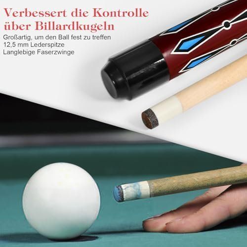 Stecche da biliardo: Queue Satz 2 Pool Queues 58 Stöcke Billardqueue Cues Billard – Nuovo e nell'imballaggio originale da Hundwil venduto da pac_6jh8 5