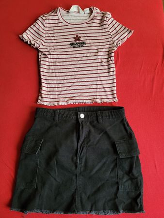 Rock und T-Shirt Gr. 158
