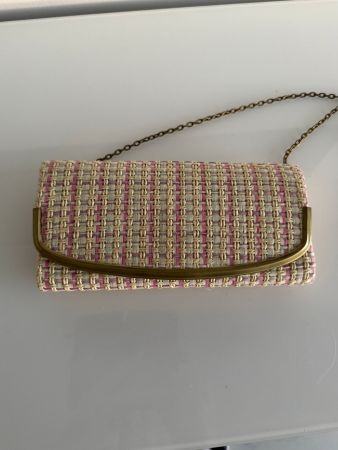 Vintage Handtasche, Clutch mit Kette, Top Zustand! Neu