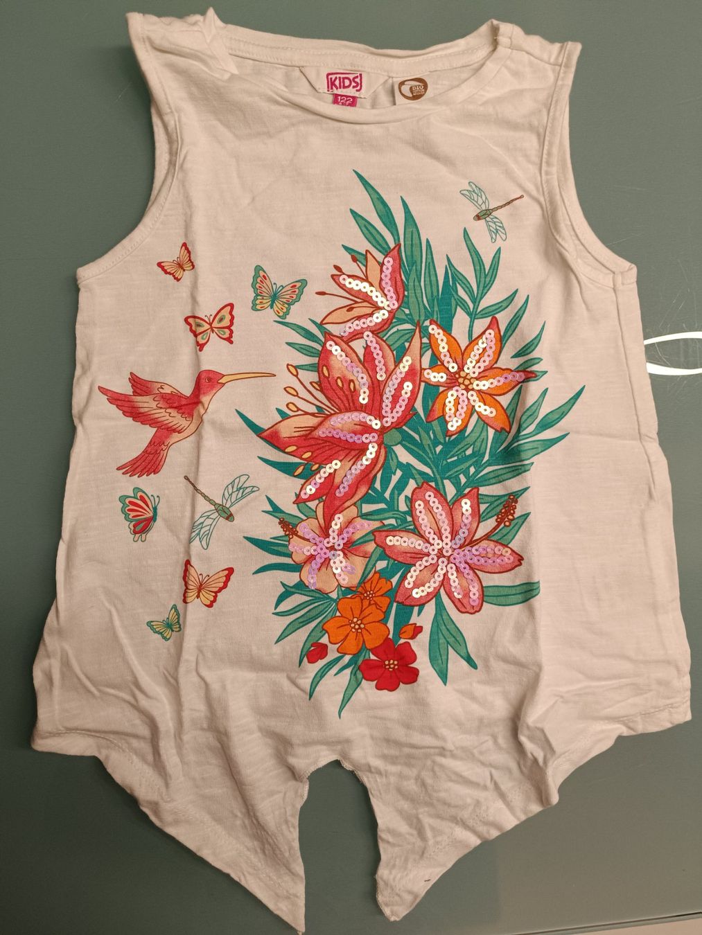 Camicette, T-shirt & Top: Neues Bio Top mit Pailletten 122 – Nuovo (secondo la descrizione) da Wohlen AG venduto da Fabe3