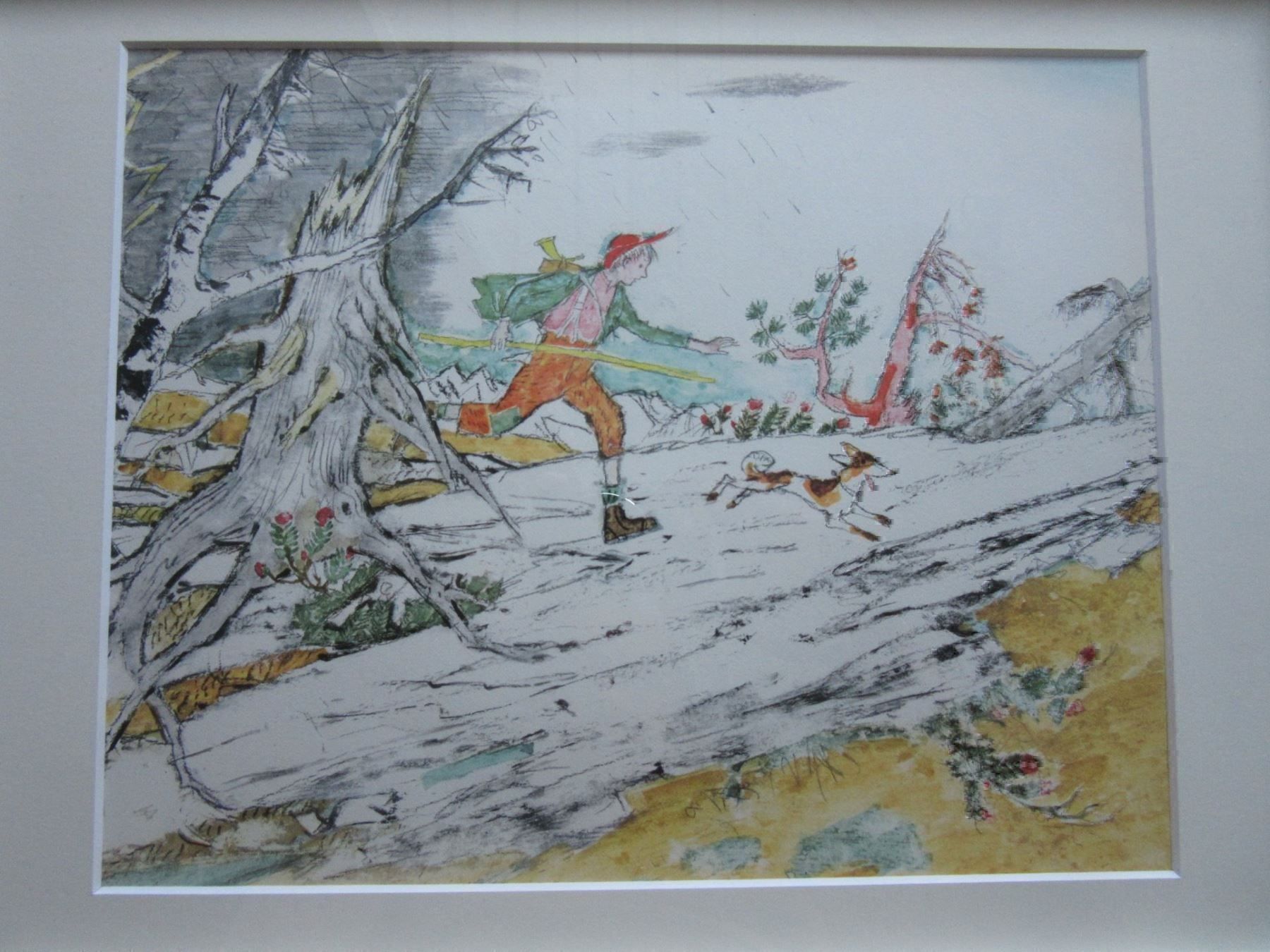 Poster & Bilder: ALOIS CARIGIET MIT RAHMEN – Gebraucht aus Gersau von grafik-kunst 1