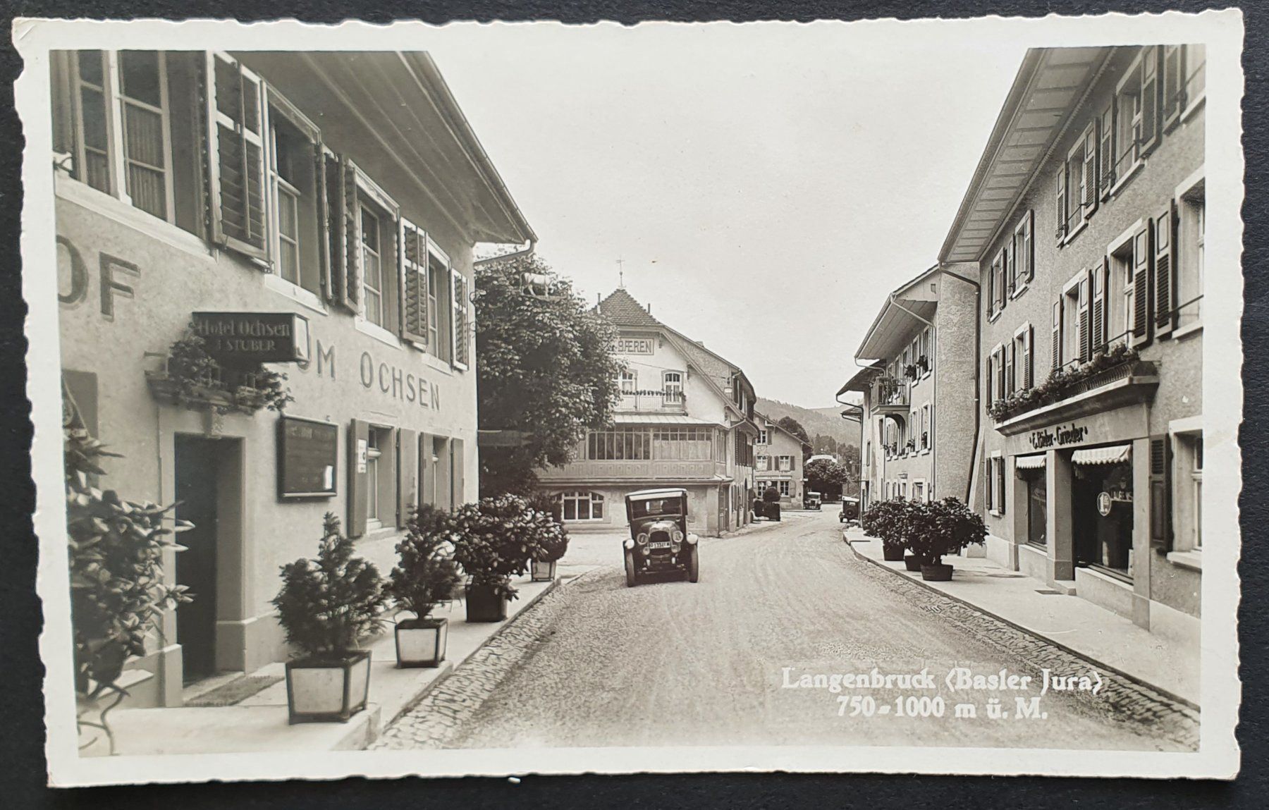 Cartoline postali: Langenbruck - Dorfpartie – Usato da Kreuzlingen venduto da Rschweiz1