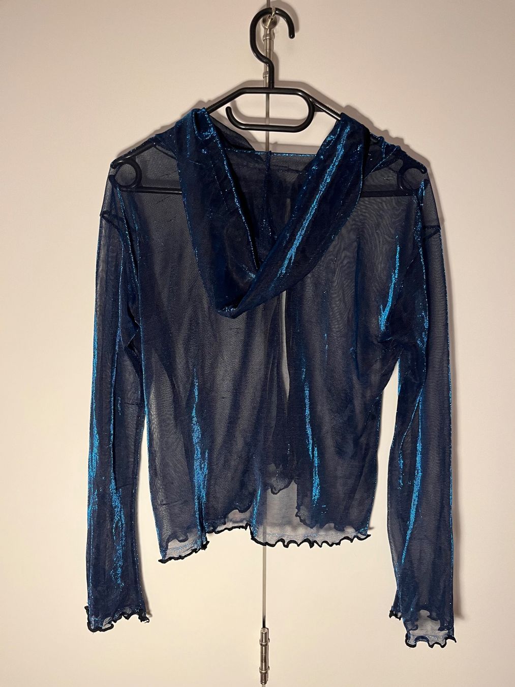 Bolero: Glitzerjäckchen / Kapuzenpulli blau transparent Lettuce Hem – Usato da Gümligen venduto da blackberrys 3