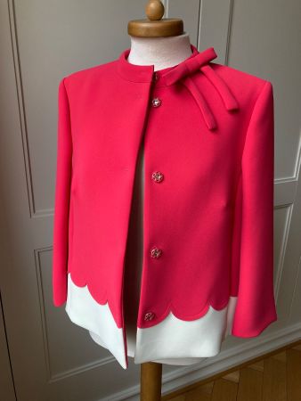 WUNDERBARE JACKE von RED VALENTINO, IT44, HIMBEERROT, TOP