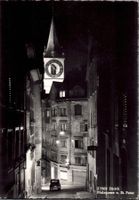 Zürich Pfalzgasse und St. Peter - Vintage Ansichtskarte!