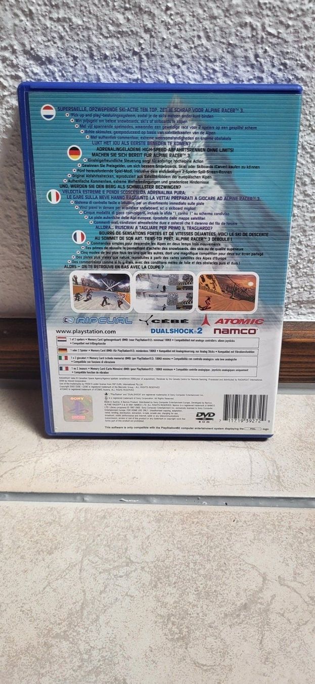 Sony Giochi: PS2 Spiel – Alpine Racer 3 – Usato da Münsingen venduto da Heroism2010 1