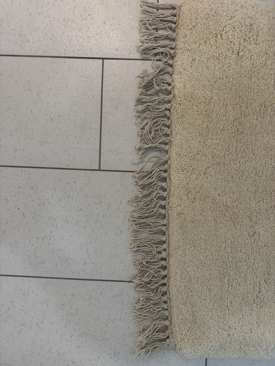 Pfister Tappeti: WOOLMARK Läufer Teppich Beige Wolle Handgeknüpft  – Usato da Niedergösgen venduto da bek_w6hm 3