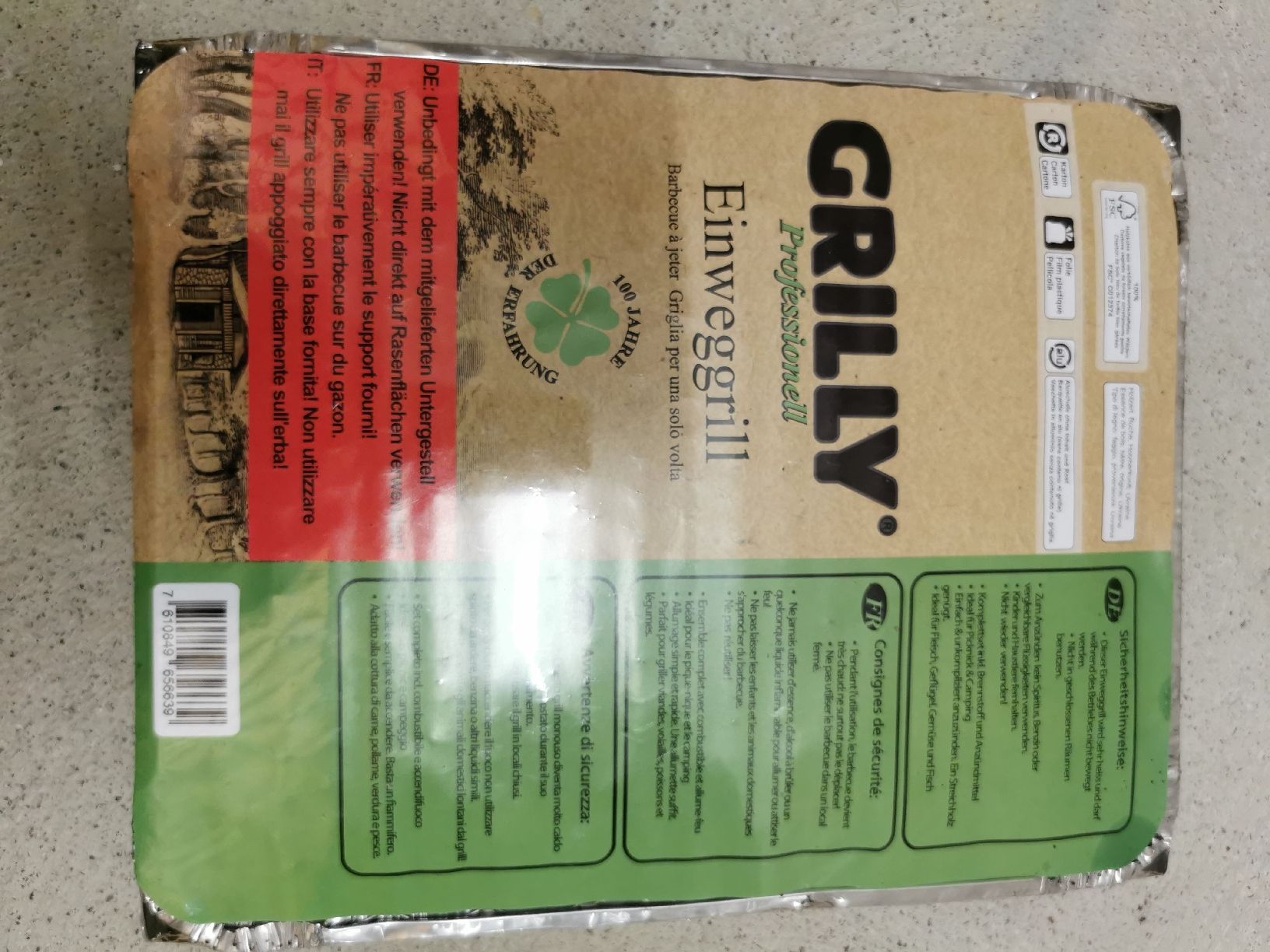 Elettrodomestici da cucina: Grilly Profi Einweggrill – Nuovo (secondo la descrizione) da Wohlen AG venduto da Mica1