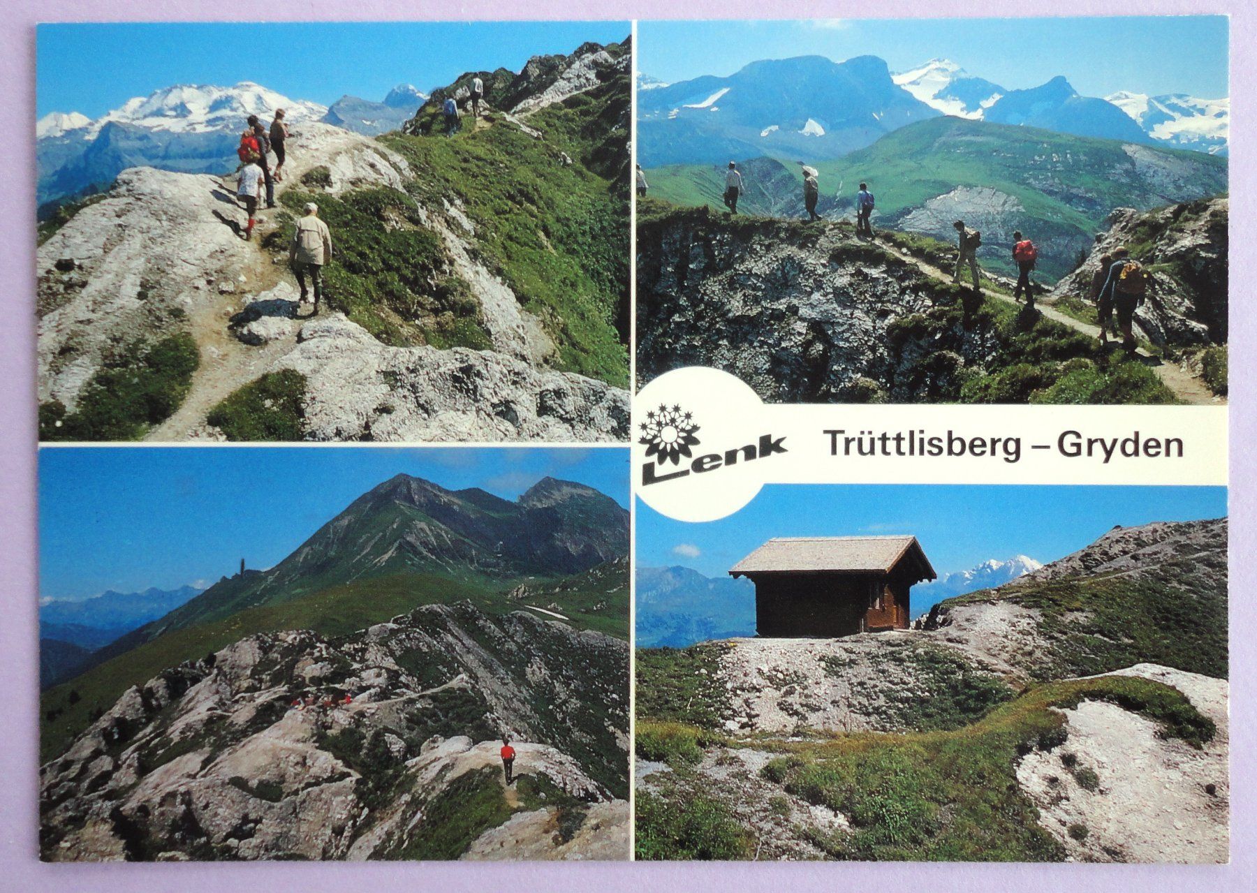 Cartoline postali: Lenk, B.O., Rundwanderung Wasserngrat-Leiterli – Usato da Fétigny venduto da Billy2miny