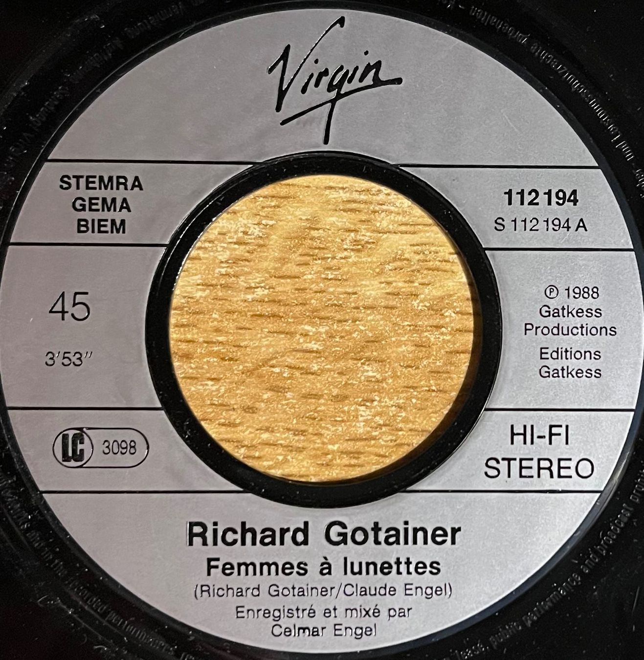 Dischi in vinile: RICHARD GOTAINER - FEMMES A LUNETTES – Usato da Bussigny venduto da vinyl-pas-cher 2