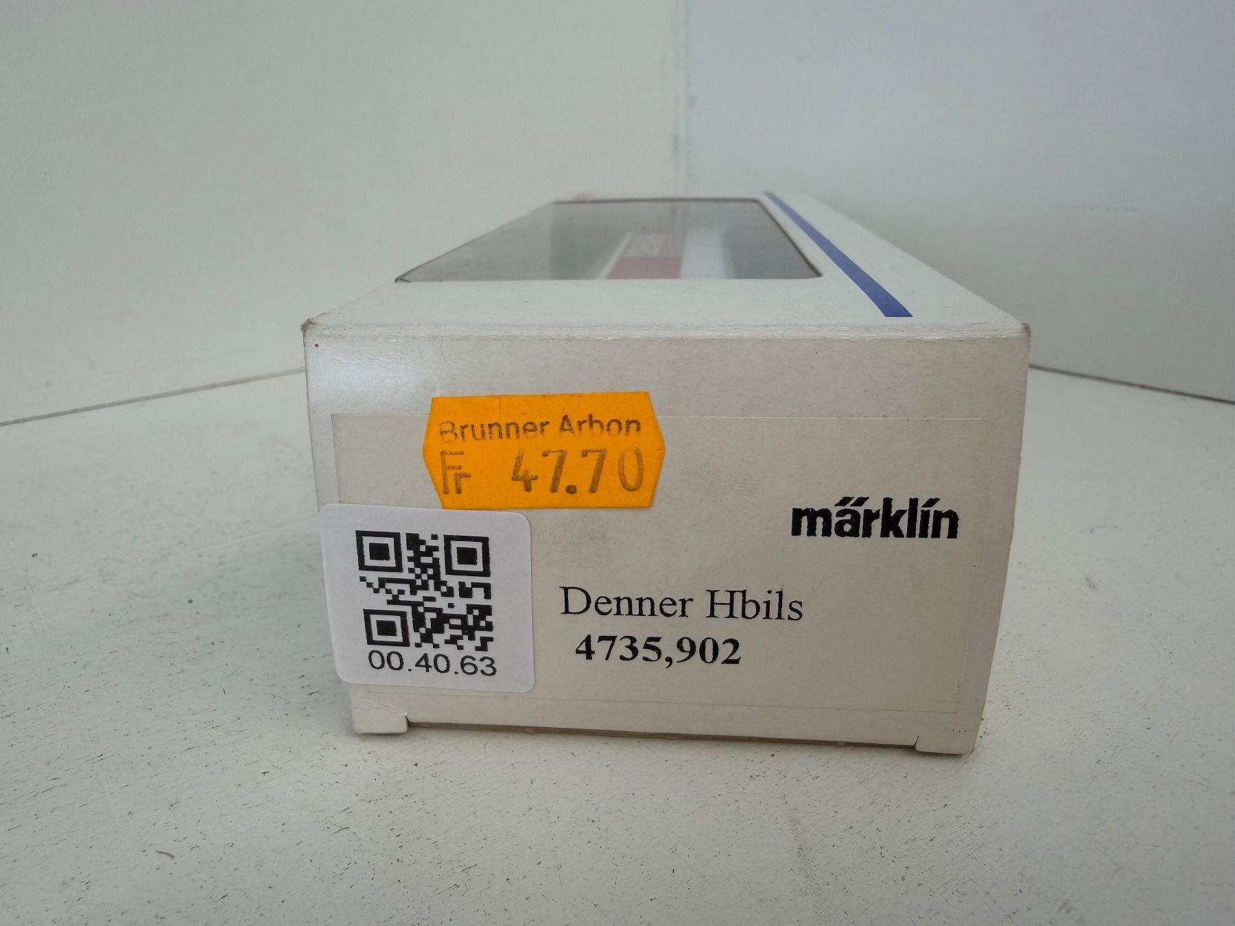 Märklin Trains électriques: Märklin Denner Hbils Güterwagen 4735.902 – D'occasion à Büsserach par ModellbahnDepot 7