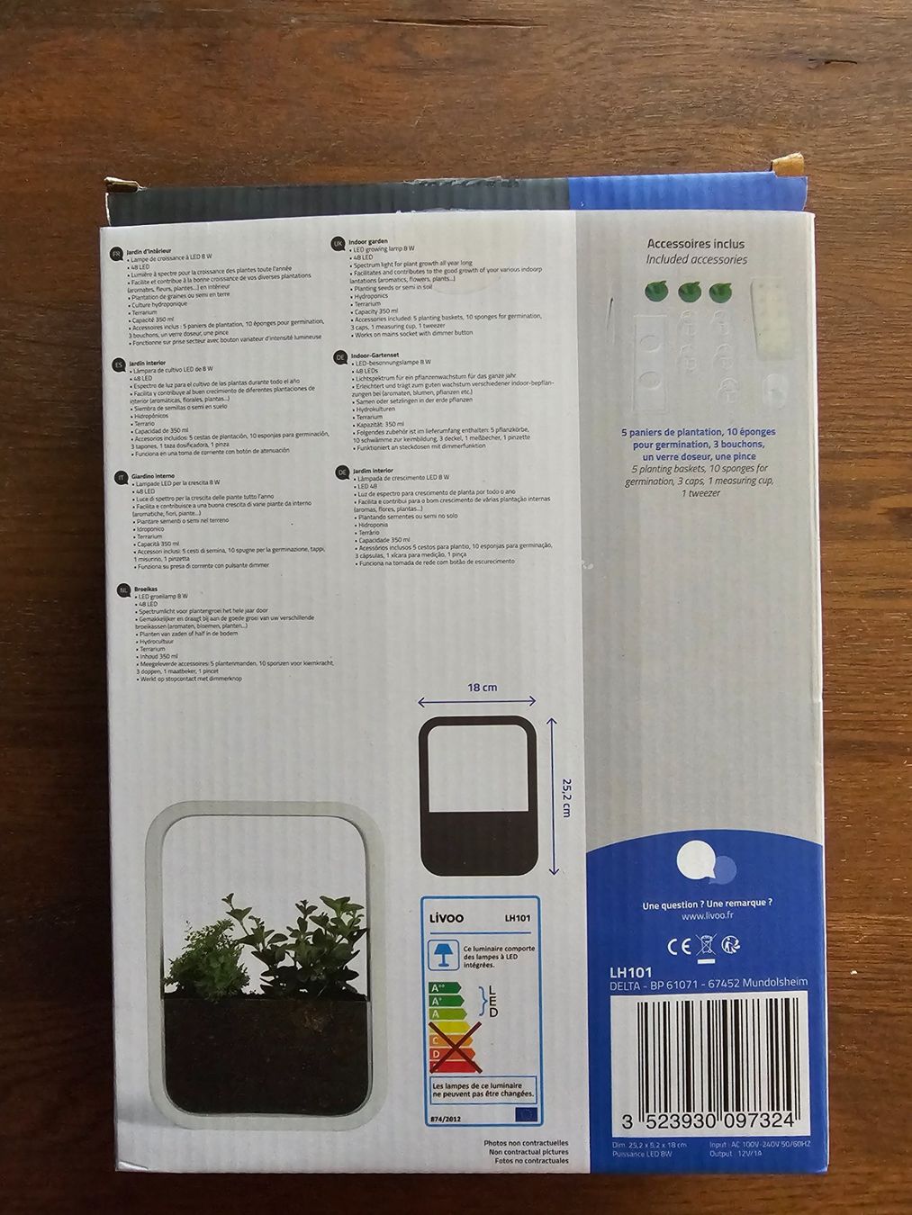 Box contenitori: Indoorgarden Livoo – Nuovo e nell'imballaggio originale da Kreuzlingen venduto da pas_9vzh 1