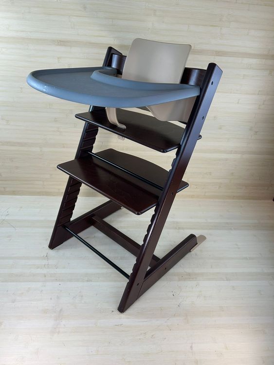 Stokke® Tripp Trapp inkl. Babyset & Tray / Walnuss 2