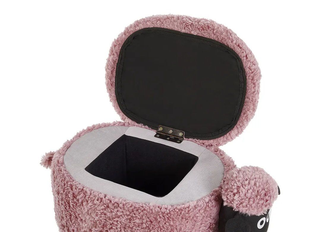 Beliani Sgabelli: Tierhocker mit Stauraum SHEEP Stoff Rosa Schaf – Usato da Oberrohrdorf venduto da Phil_X 1