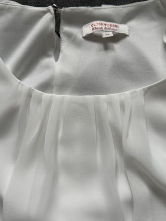 Clockhouse White Blouse, Size 38 - Elegant and Chic!