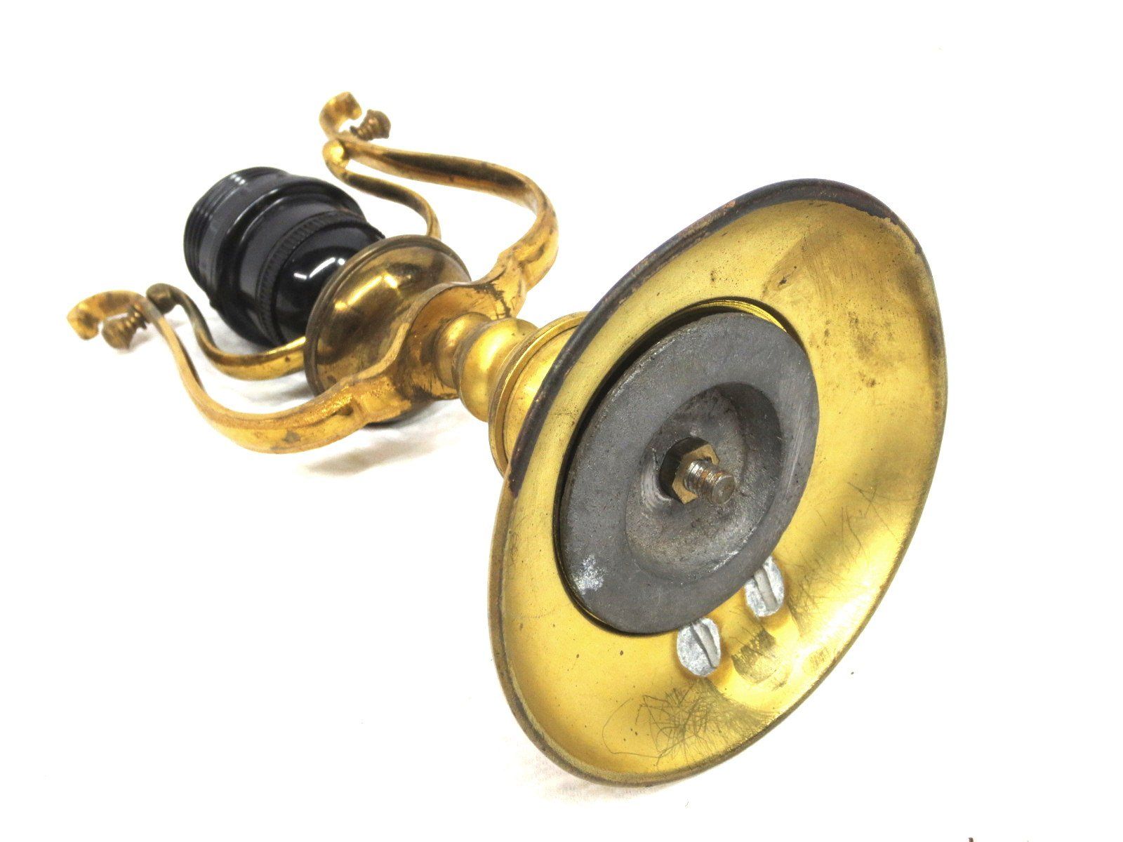 Lampen: 2 Lampe laiton à bascule Messinglampe Schaukelsystem – Gebraucht aus Noville von novar 3
