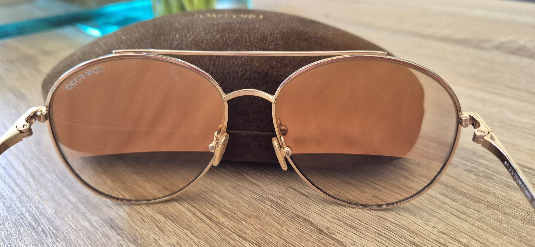 Tom Ford Occhiali & Lenti: Tom Ford Pilotenbrille – Usato da Herznach venduto da DieMartin 3