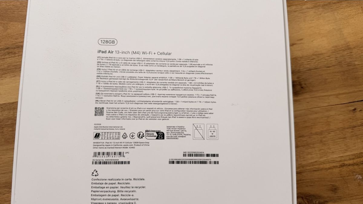 Apple Tablet PC: iPad Air 13 pouces - M4 - Wifi + Cellular – Neu (gemäss Beschreibung) aus Givisiez von Stef1997 3