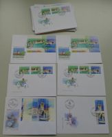 2006, W93+W96 17x FDC's, Block auf Brief, schönes "LOT"