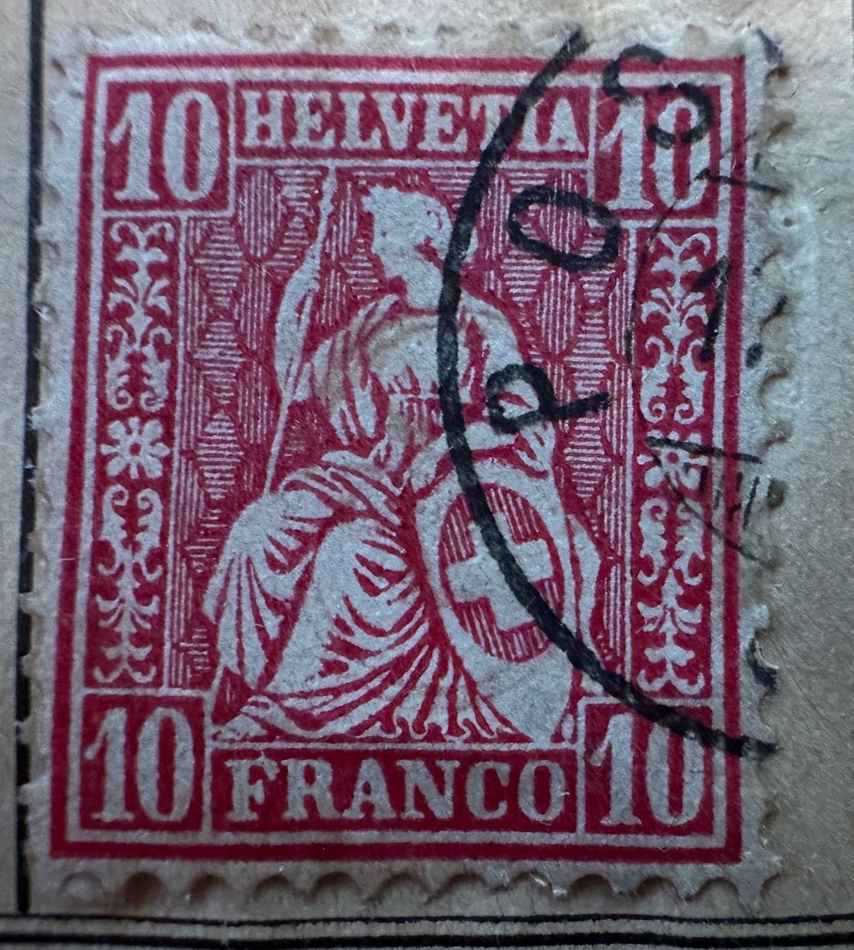 Tutti i francobolli: 1867 - Sitzende Helvetia - POS Stempel – Usato da Weesen venduto da Sombrero22