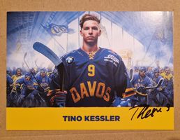 Tino Kessler - Hc Davos - original signierte Autogrammkarte