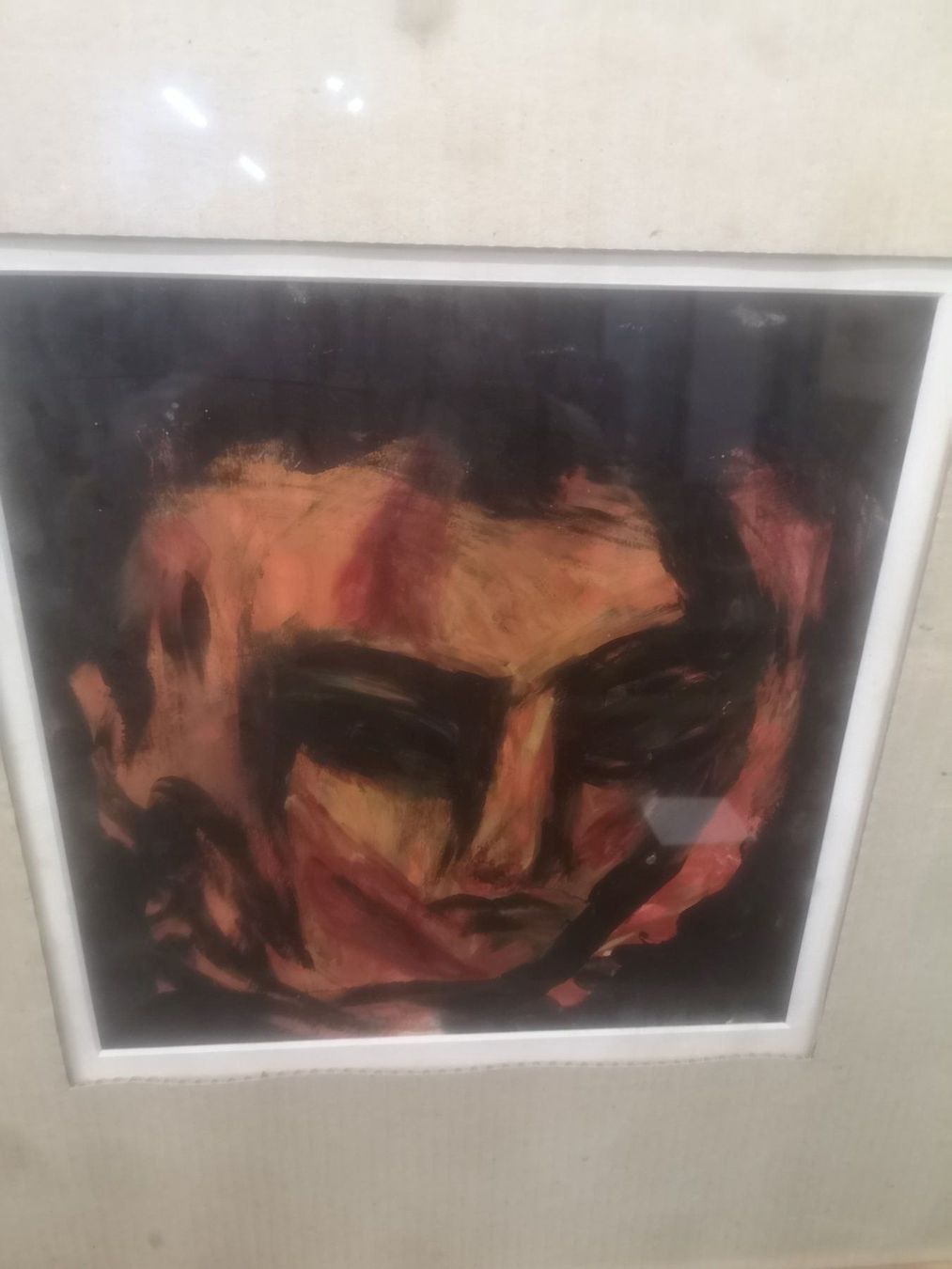 Gemälde: PEINTURE DATÉE 92 ET SIGNÉE AU DOS – Gebraucht aus Genève von Qanil77 1