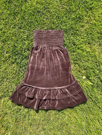 Neuwertig ❗️ : Sommerkleid, Frottee, braun, Gr.XS/S