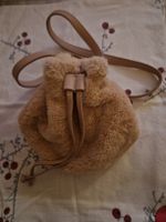 Kuschelige Handtasche in Teddyfell-Optik, neuwertig!