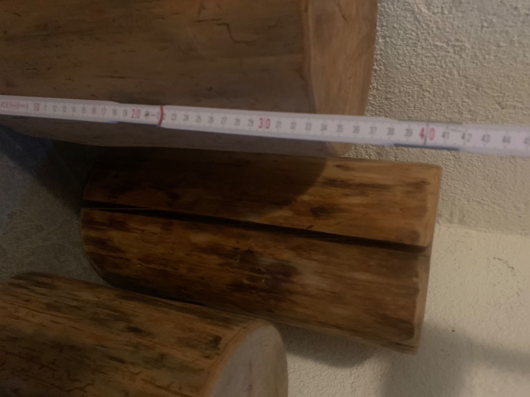 Holzartikel: 3 stück Holz säule Shabby – Gebraucht aus Obergösgen von Torrente 2