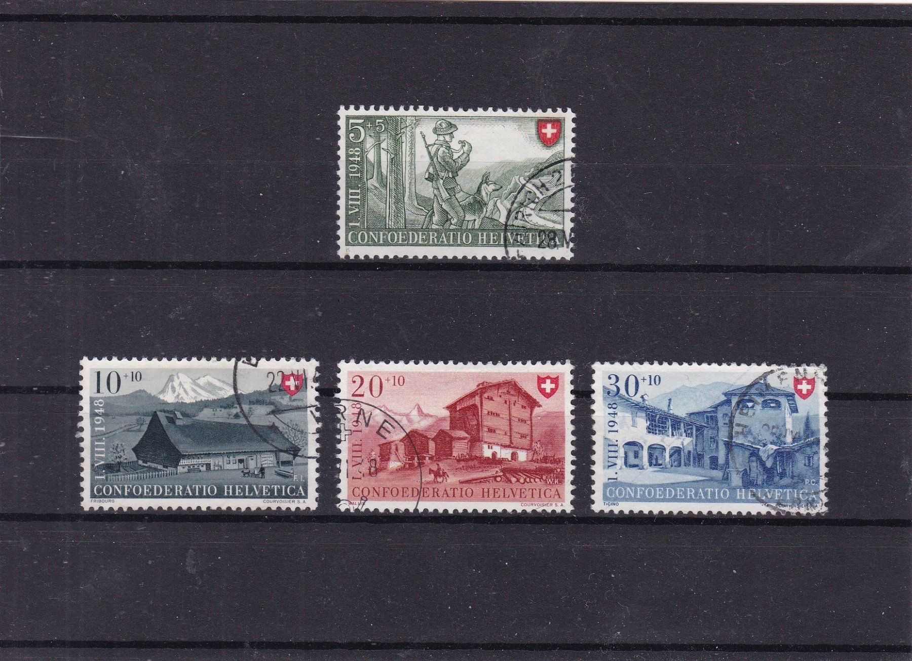 Tutti i francobolli: Bundesfeiermarken 1948 – Usato da Gretzenbach venduto da Sikim