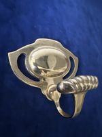 Messing Haken Schale Jugendstil 12 cm hoch gebraucht