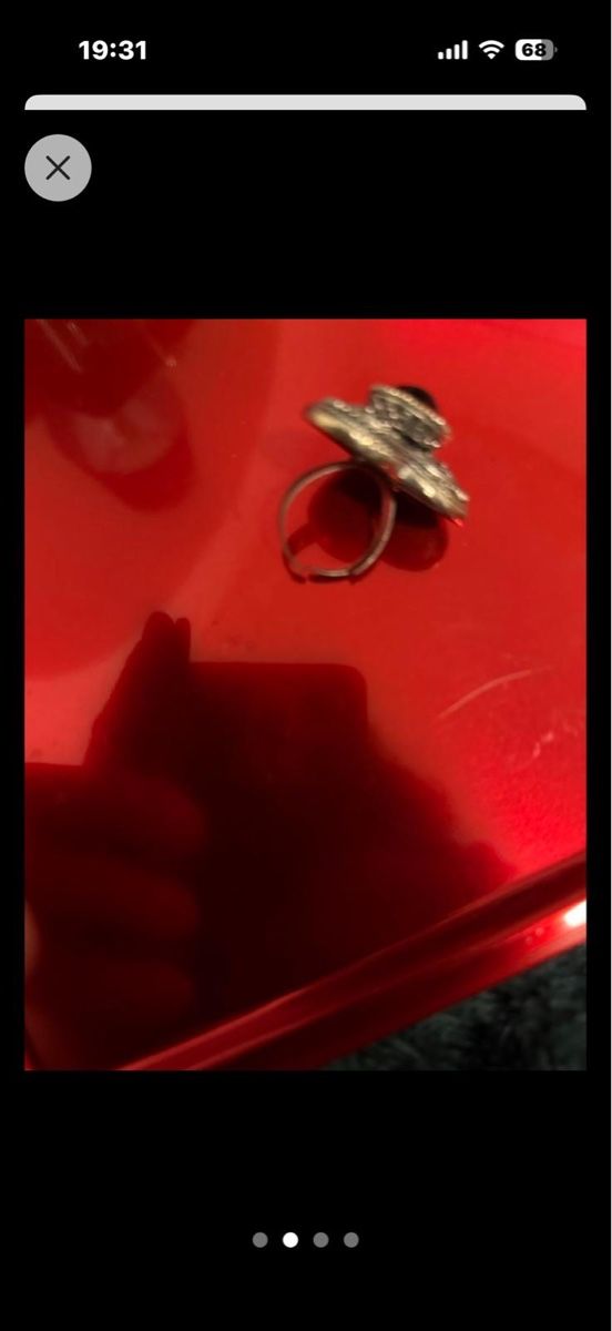 Anelli: Bague en argent noire   Pierre noire - Taille ajustable – Usato da Neuchâtel venduto da sta_9pcz 1