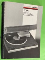 ReVox B 291 Serviceanleitung D, E, F