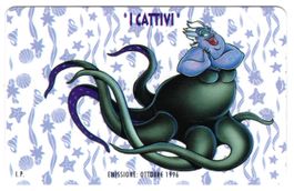Disney Motiv auf ungebrauchter Telefonkarte aus Italien