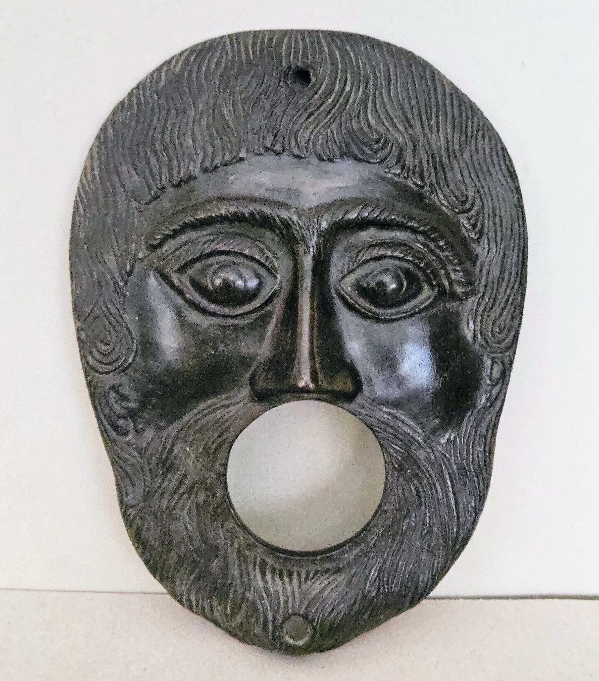 Sculture & Statue: Brunnen Maske aus Messing – Usato da Lugano venduto da Numisartes 1