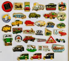 35 diverse Pins Autos Automarken
